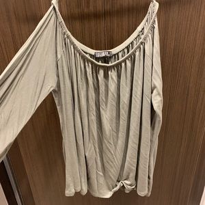 Strapless Light Green Top